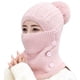 thumbnail image 5 of Guardurnaity Gorro de hilo de punto para mujer y niña, gorro de calentamiento grueso portátil, moda, cálido, suave, deportivo, informal, para fiesta Sombreros Rosa Guardurnaity AP016143-04, 5 of 6
