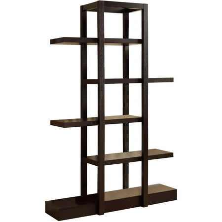 Modern Etagere - Monarch 5-Shelf Bookcase - 71