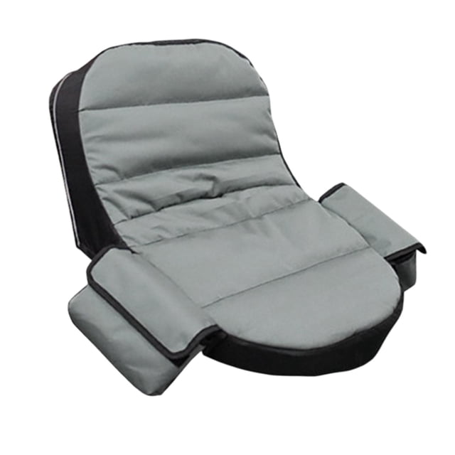 Funda para asiento de cortacésped, antideslizante, práctica, universal, cómoda y elástica. Gris