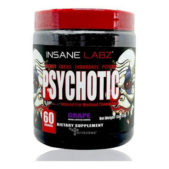 Pre entreno Psychotic Insane Labz 60 Serv 376 Gr
