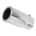 thumbnail image 1 of Exhaust Tip Rear 1.5" - 3.1"  Inlet 3.5" Outlet 6.9" Length Tailpipe for Toyota Land Cruiser 150 Prado 10-18 Stainless Steel Silver Tone Bolt on, 1 of 7