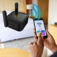 thumbnail image 2 of YMTQ WiFi Extender WiFi Booster WiFi Repeater Internet Booster With Port Quick Setup Home Wireless Signal Booster, 2 of 9