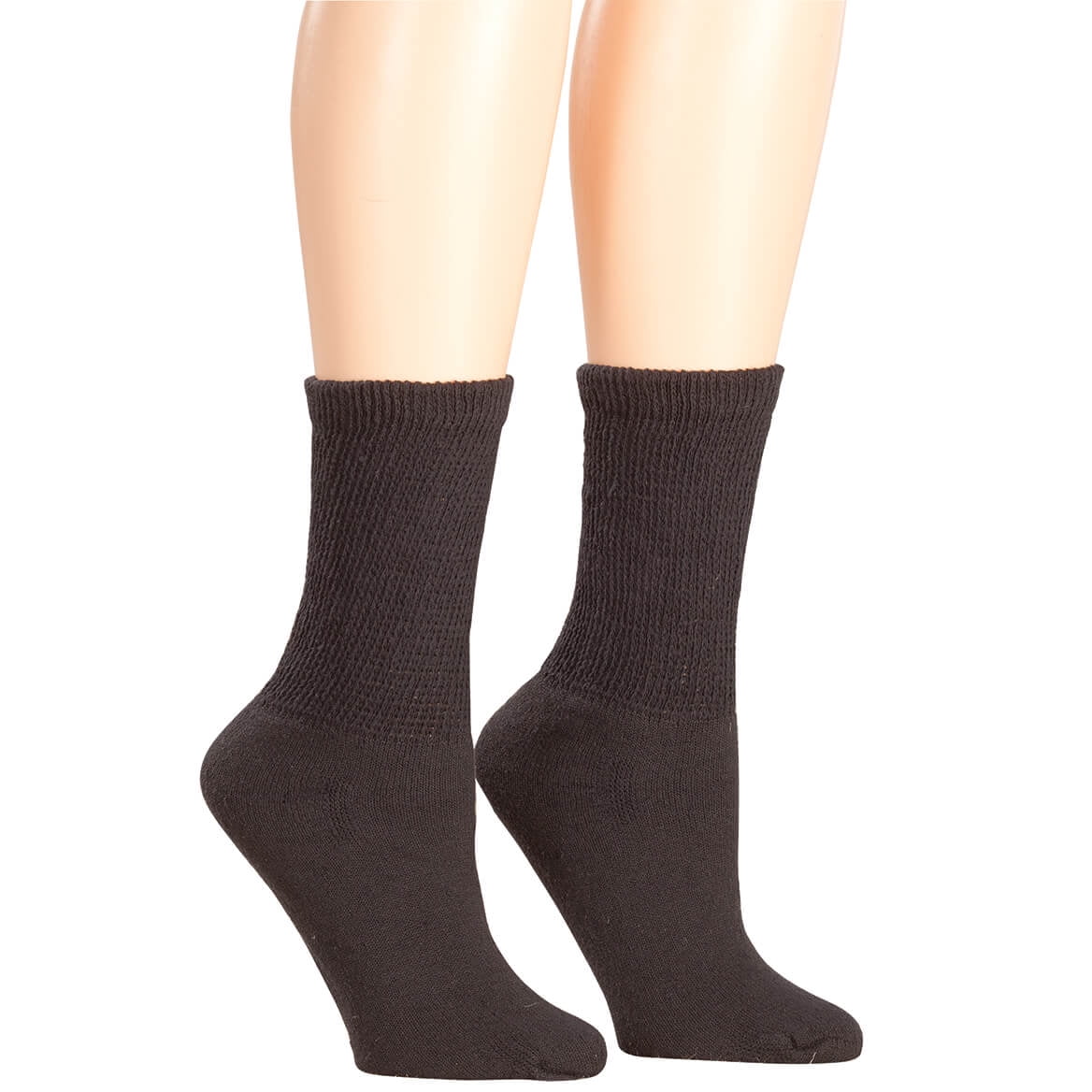 Silver StepsTM Crew Cut Diabetic Socks, 3 Pair