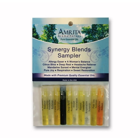 36 Vials - Amrita Aromatherapy, Synergy Sampler 10 vials