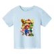 thumbnail image 3 of Ropa para niños de 3 a 14 años, camiseta de Supermarios, camiseta para niños y niñas, ropa para niños, camiseta de dibujos animados kawaii, camisetas para niños, camisetas de verano, 3 of 5