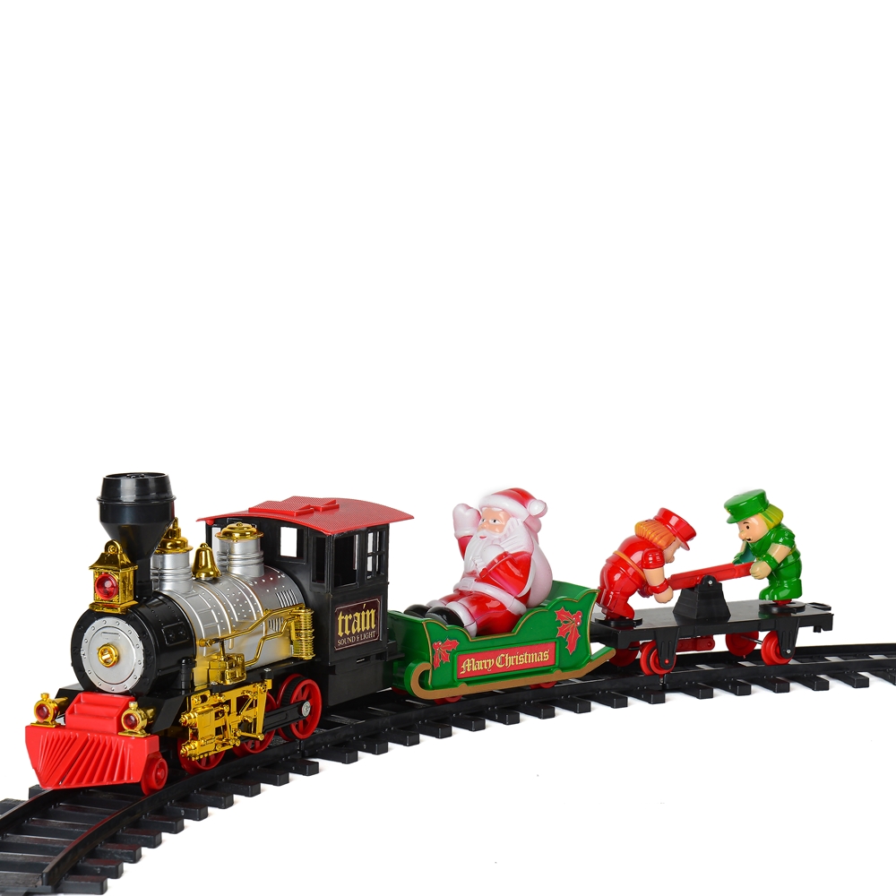 Holiday Christmas Train and Carriage Children's Play Set