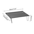 thumbnail image 4 of Mini mesa plegable de aluminio para acampar al aire libre con bolsa de transporte, portátil, ultraligera, plegable, para barbacoa, senderismo, pesca., 4 of 5
