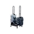thumbnail image 1 of Champion Sports Two-Stack Shoulder Pad - Storage rack - mobile - 2 hooks - tubular steel - black, 1 of 1
