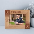 thumbnail image 1 of Heroes Dont Always Wear Capes Personalized Wooden Frame-6" x 4" Brown Horizontal, 1 of 1