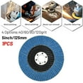 thumbnail image 2 of 5\\\\\\\'\\\\\\\' 125mm Metal Sanding Flap Discs Angle Grinder Wheels Blade 40/ 60/80/120grit Grinding Wheels Blades Wood Cutting, 2 of 4