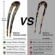 thumbnail image 3 of French Fork Tortoiseshell U Bun Barrette For Thin And Thick Hair, Classic Style, 3 of 5