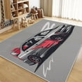 thumbnail image 4 of Area Rug 8x10 ft Gray Car Living Room Rugs, Indoor Accent Rug, Washable Non Slip Stain Resistant Carpet, for Bedroom Dining Room Home Office Soft Low Pile Print Rugs, 4 of 7
