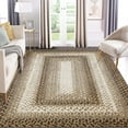 Hasoo Area Rug 5' x 7' Beige Imitation Braided Rug Living Room, Bedroom ...