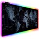 thumbnail image 2 of Alfombrilla de ratón RGB para juegos, alfombrilla de ratón LED, mapa con superficie impermeable suave, base de goma antideslizante, 14 modos de luz Xemadio 2034316-2, 2 of 9