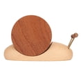 thumbnail image 3 of Wood Coasters, Snail Appearance Exquisite Drink Coasters Multipurpose  for Restaurant, 3 of 8
