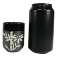 thumbnail image 6 of Charcoal Black Japanese Bamboo Grove Ceramic Tea Set Teapot And 4 Cups Drinkware, 6 of 6