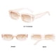 thumbnail image 4 of Gafas de sol BUTABY Rectangulares de estilo retro UV400 para mujer, 4 of 6