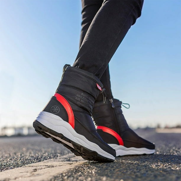 Zapatos con forro polar para mujer comodas botas de nieve de felpa botas con suela de goma zapatos para exteriores Wdftyju Tenis De Mujer Tenis De Hombre Walmart en linea
