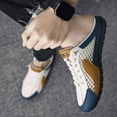 thumbnail image 6 of Daolelai Thin Men's Shoes Summer Mesh Breathable Hole Sandals Men's Lazy One-Step Slip-On No Heel Closed Toe Casual Shoes, 6 of 7