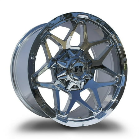 18X9 12-135/139.7 Off Road FT-4 Chrome Wheel 0/108.1
