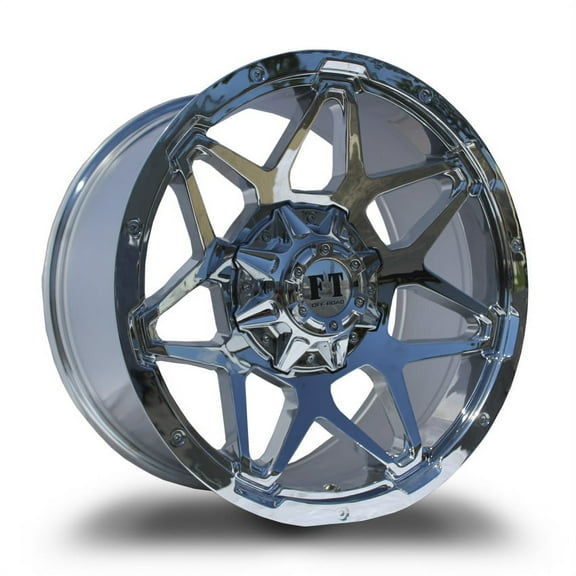 20X10 10-139.7/150 Off Road FT-4 Chrome Wheel -24/110.1