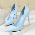 thumbnail image 3 of Zapatos de tacón alto para mujer, de estilo coreano, sencillos, versátiles, con punta estrecha, profesionales, ajustados, a la moda, 3 of 5