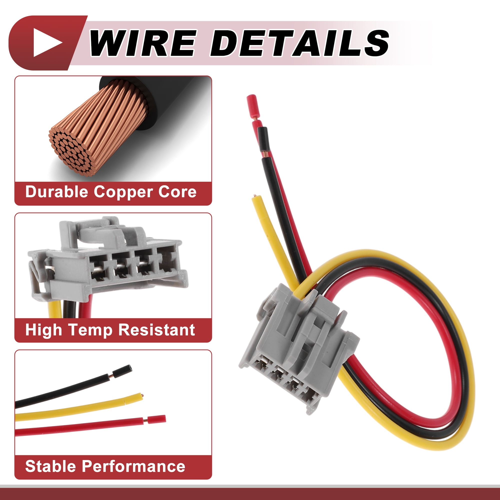 Unique Bargains 33515S50003 Brake Light Socket Wiring for Honda Accord 1998-2015