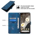 thumbnail image 3 of Compatible with Google Pixel 7 Pro Classic Embossed PU Leather Case with Card Holder Shockproof Cover, 3 of 5