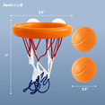 thumbnail image 5 of Jool Baby Bath Time Basketball Hoop with 2 Balls – Suction-Mount Tub Toy for Toddlers, 5 of 8