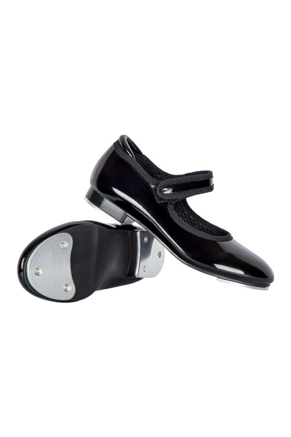 Upgraded Easy Strap Tap Shoe for Girls and Boys Maryjane Dance Flat