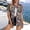 #342-Gray, variant on Womens Casual Hawaiian Floral Print Short Sleeve Button Up Top Turndown Collar Blouse for Summer Daily Gift