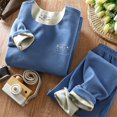 thumbnail image 2 of Children's Velvet Set Autumn And Winter New Boys' Long Set Large Children's Warm Underwear Set Children's Wear, 2 of 9