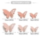 thumbnail image 2 of 72 piezas Decoración de habitación de mariposas Decoración de mariposas 3D, 2 of 5