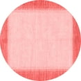 thumbnail image 1 of Ahgly Company Indoor Round Solid Red Modern Area Rugs, 3' Round, 1 of 4