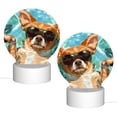 thumbnail image 2 of Balery Funny Swimming Chihuahua Pattern Acrylic Night Light Gift with 3 Color ModesTouch-Sensitive LED Lamp Perfect Gift for Mother's Day, Birthday, or Christmas, 2 of 9