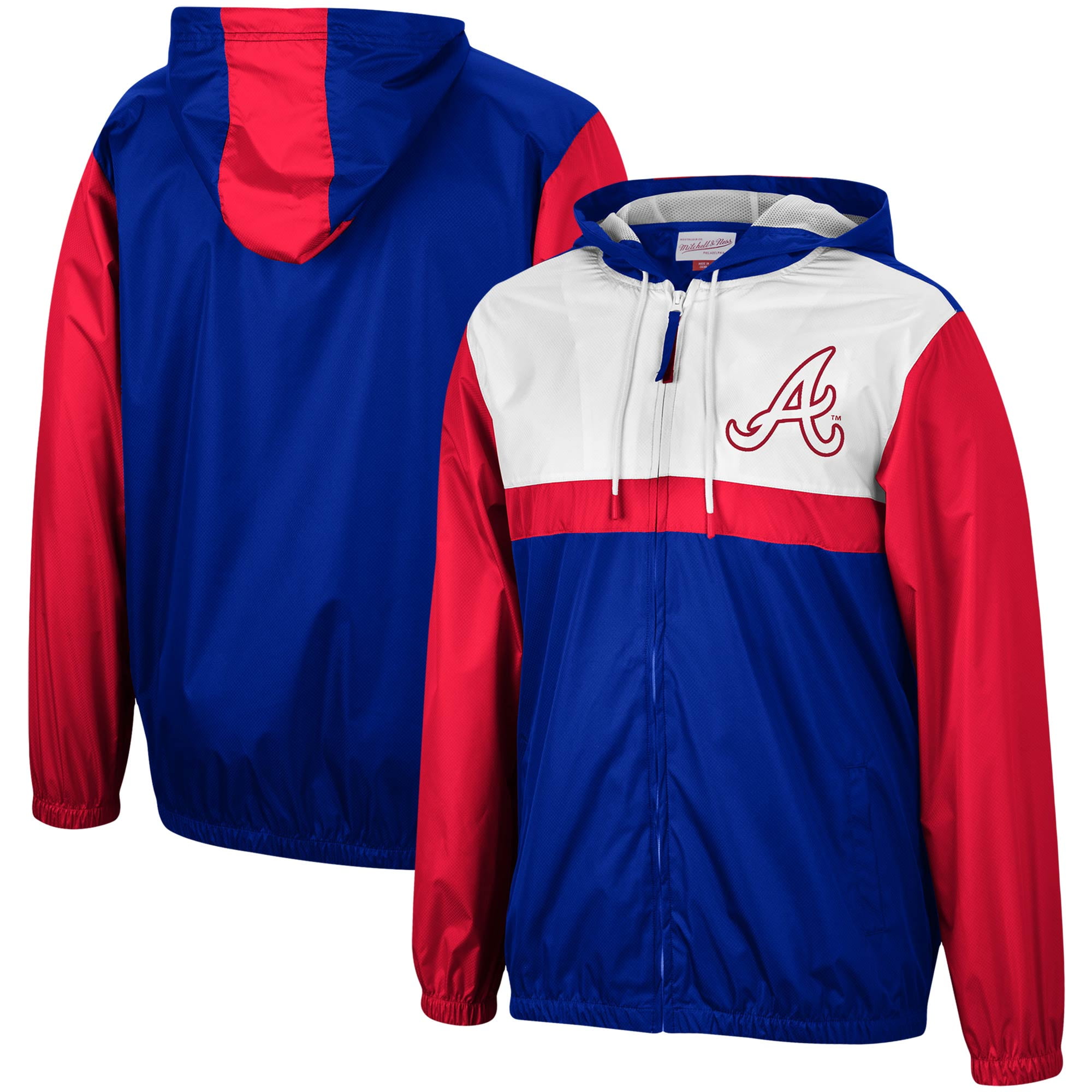 mitchell and ness braves jacket