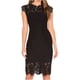 thumbnail image 2 of Mujeres temperamento cuello redondo Vintage lápiz vestido Sexy encaje ajustado cadera lápiz vestido Fridja  hjkh236, 2 of 6