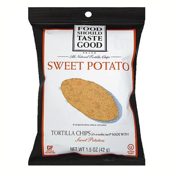 Food Should Taste Good Sweet Potato Tortilla Chips 1.5 oz Bags Pack