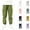 Army Green, variant on CYRBOKO Boys Sweatpants, Cotton Elastic Waist Loose Casual Athletic Pants Army Green Size 11-12 T