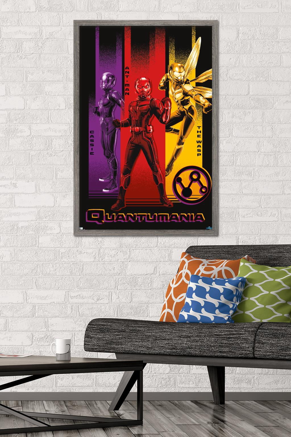 Marvel Ant-Man And The Wasp: Quantumania - Trio Wall Poster, 22.375" x 34" Framed