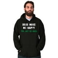 thumbnail image 5 of Dogs Make Me Happy You Not So Much Hoodie Sweatshirt Women Men Brisco Brands S, 5 of 6