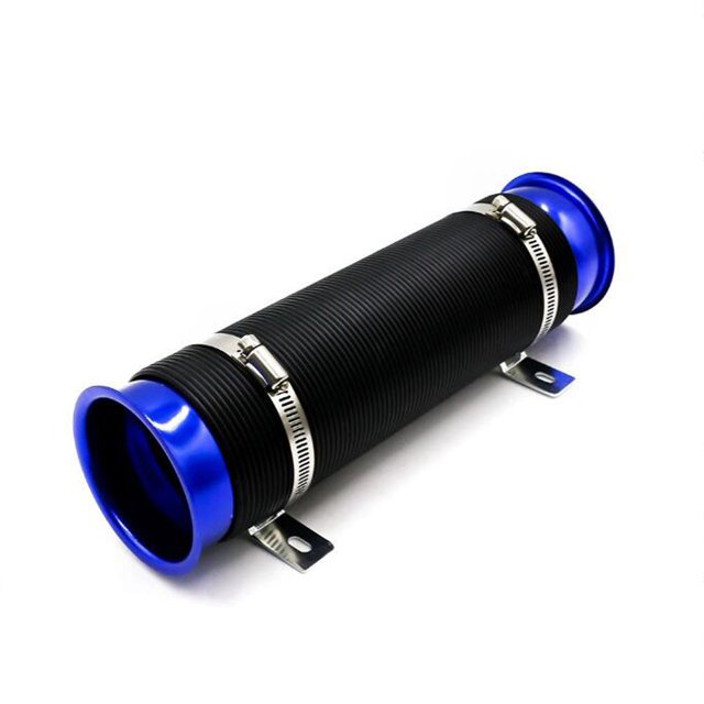 Mistaha 76mm Universal Cold Air Intake Tube, Lightweight Racing Intake Hose, Blue - Enhance Engine Performance, Direct Clamp-On Design