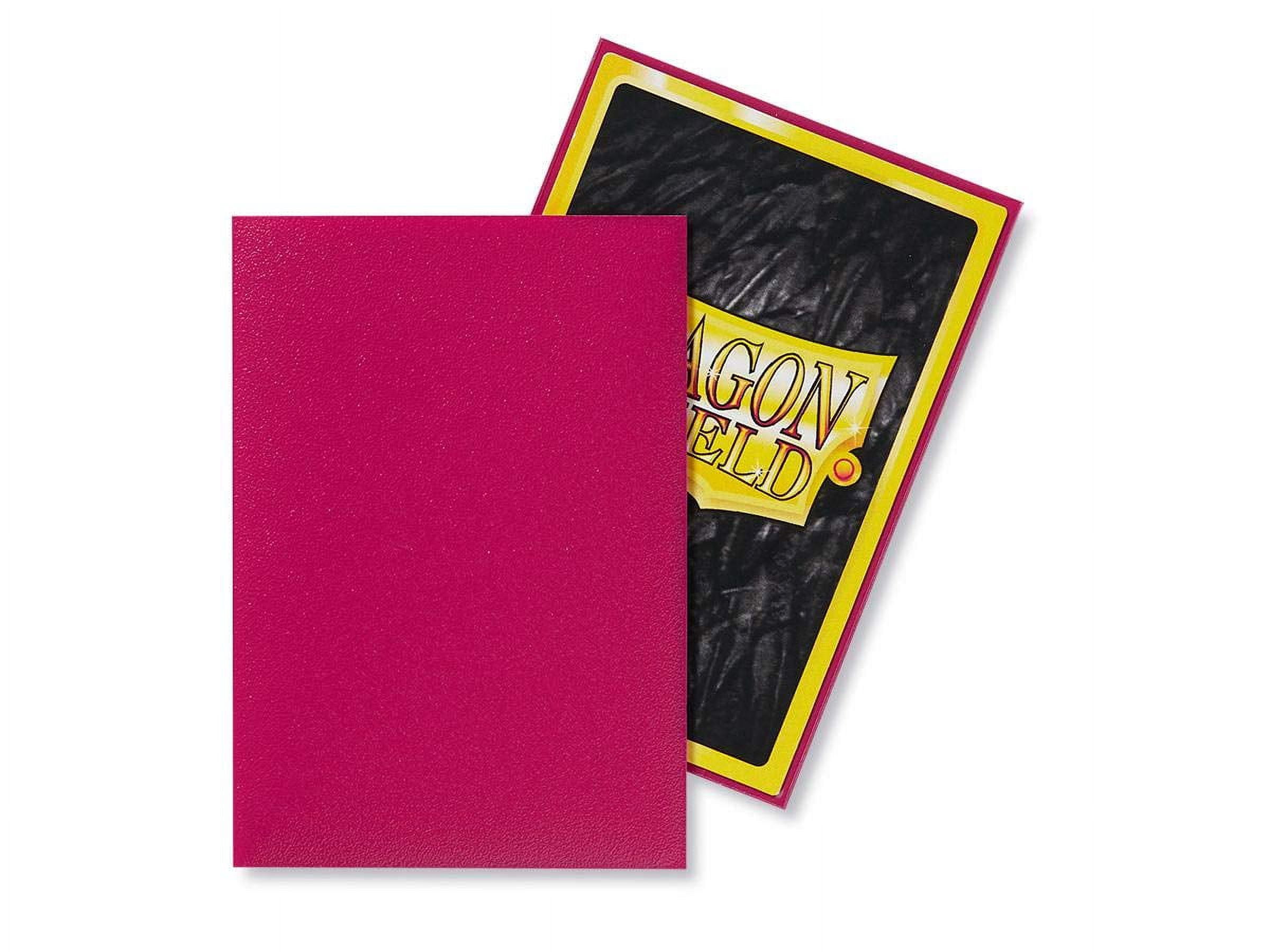 10 Packs Dragon Shield Matte Mini Japanese Magenta 60 ct Card Sleeves Display Case
