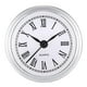 thumbnail image 1 of Reloj de pared de cuarzo redondo con mecanismo de inserción y bisel, batería y números romanos. Argén, 1 of 9
