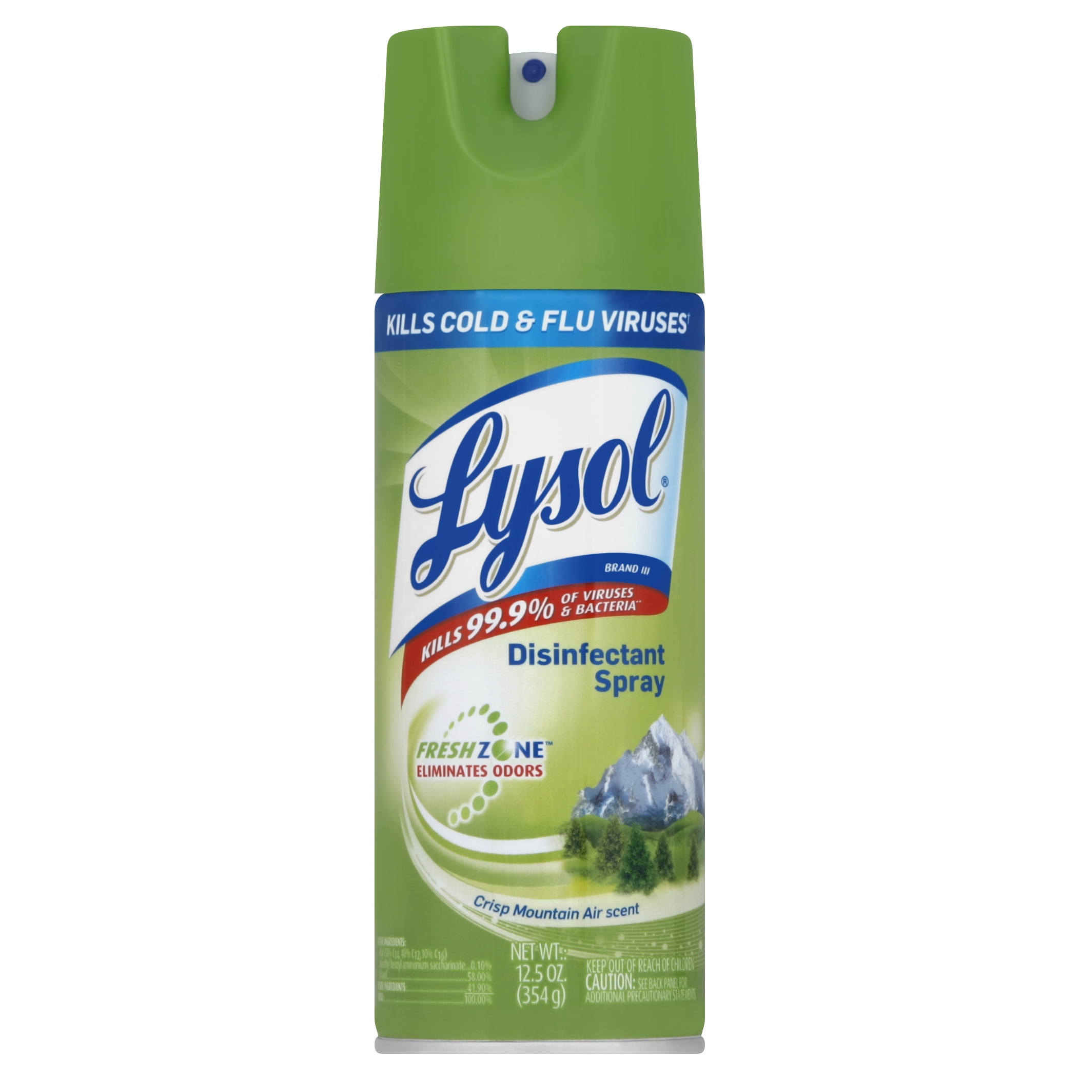 Lysol Disinfectant Spray, Crisp Mountain Air, 12.5oz