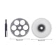 thumbnail image 3 of 2pcs Food Meat Grinder Attachments Spare Gear Metal Plastic Gears 80mm Diameter Repair Parts for Meat Grinders, 3 of 4