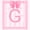 Pink G, variant on Manfei Pink Bow Letter H Print Twin Comforter Sets for Girls, Princess Ribbon Bedding Set, Pink Reversible, 2 Pieces