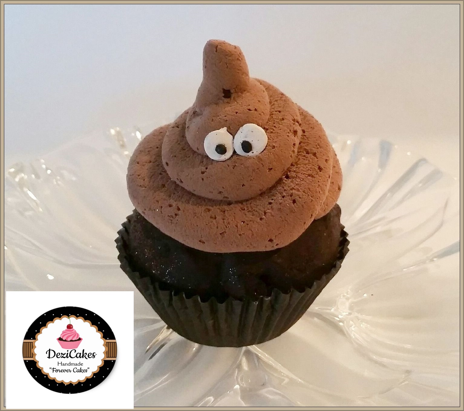 DEZICAKES Cute Poop Emoji Faux Cupcake Fake Food Decoration Home decor