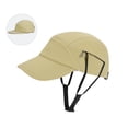 thumbnail image 4 of Unisex Baseball Cap, Summer Sun Hat with Hidden Strap, Breathable Adjustable Hat for Outdoor Hiking, Riding, Beach, Running, Travel, UV Protection Sport Cap-Khaki, 4 of 9