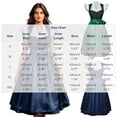 thumbnail image 4 of RoamHome Women's 2 Piece Oktoberfest Dirndl Dress German Bavarian Ruffle Sleeve V Neck Summer Dress, 4 of 9